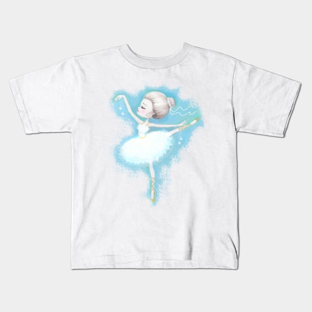 Ballerina doll Kids T-Shirt by mapetitepoupee